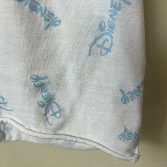 DISNEY Logo Crewneck Cropped T Shirt Size XL - Picture 4 of 6